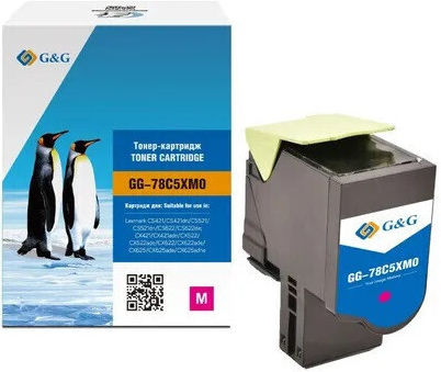 G&g Premium Тонер 5k Lexmark 78c2xm0 Магента Програма За Връщане
