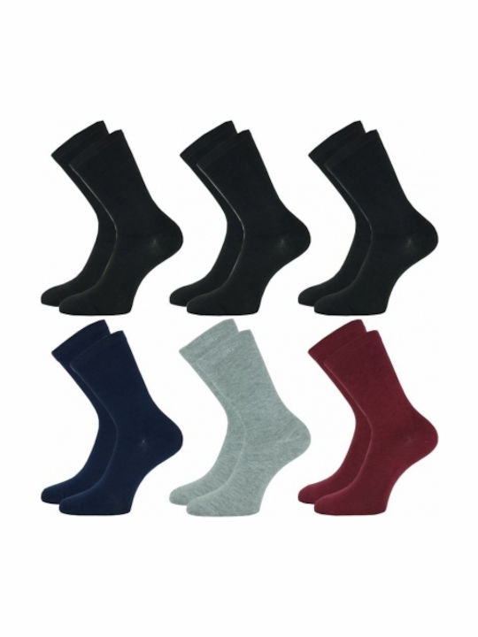 365 Charm Socks Γυναικείες Μονόχρωμες Κάλτσες Multicolour 6Pack