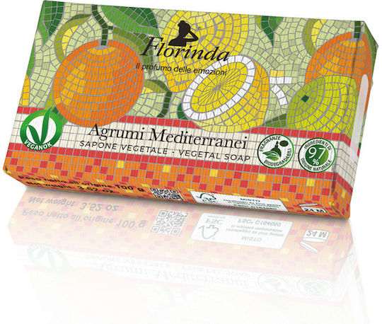 La Dispensa Herbal Soap 100gr Soap Mosaico Mediterranean Citrus Multicolored