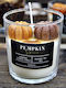 Aromatic Soy Candle Pumpkins Glass Big Φ8.5 X 8.9 Cm Pumpkin Spice