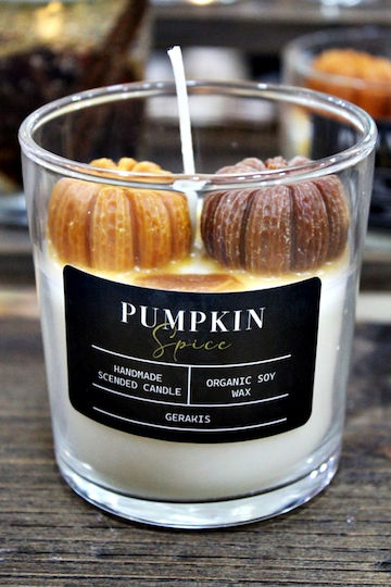 Duftende Sojawachskerze Kürbisse Glas Groß Φ8,5 X 8,9 Cm Pumpkin Spice