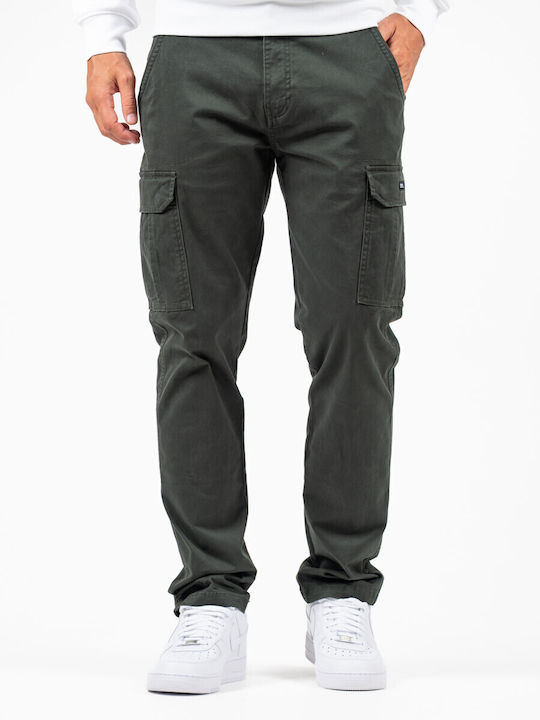 Rebase Hose Cargo Elastisch Forest Green