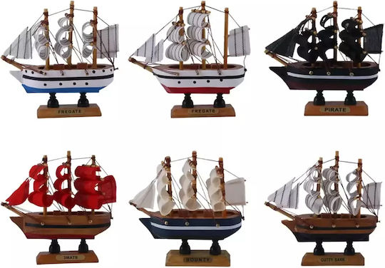SP Souliotis Wooden Miniature Ship 6pcs