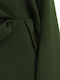 Damen Hoch tailliert Stoff Hose Schlag Khaki, Green