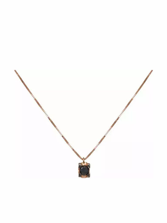 Necklace from Rose Gold 18k with Diamond