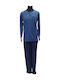 Lanotte Winter Men's Cotton Pajama Blue