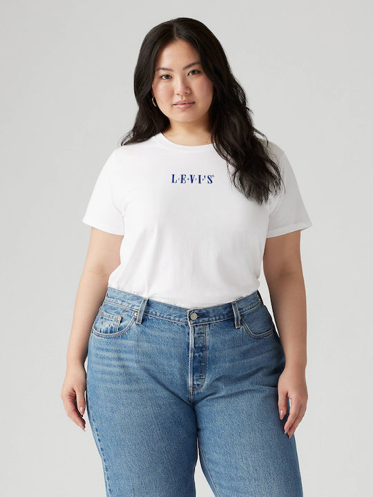 Levi's The Perfect Graphic Damen T-Shirt Weiß