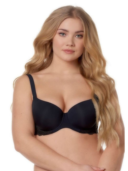 Bra with Light Padding Underwire Black