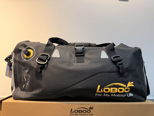Loboo Waterproof Motorcycle Tail Bag 90lt Black