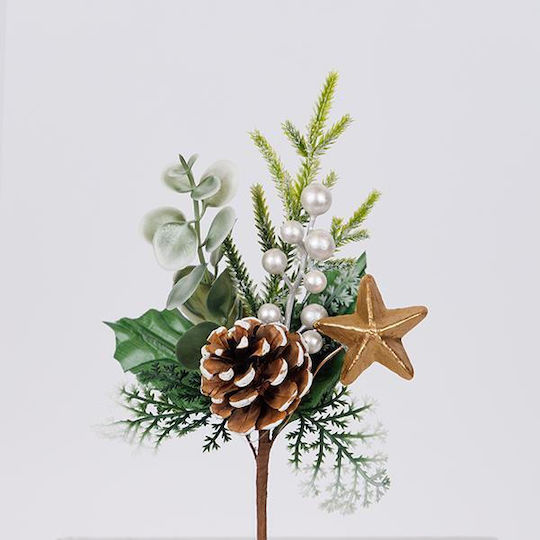 Dekorative künstliche Blume Weiß 26cm Eurolamp
