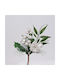 Floare Artificială Decorativă White 20cm Eurolamp