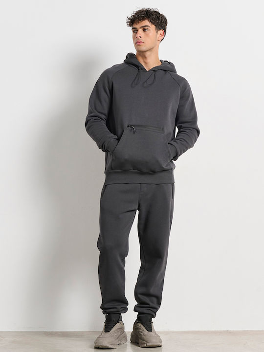 BodyTalk Sweatpants with Elastic Coal