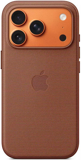 Apple TechWoven Case with MagSafe Umschlag Rückseite Silikon / Stoff Sienna (iPhone 17 Pro)