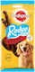 Pedigree Rodeo Duos Λιχουδιές σε Stick για Κουτάβια με Μοσχάρι και Τυρί 123gr 7τμχ