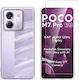 Redshield Set Back Cover Σιλικόνης Σετ με Τζαμάκι Διάφανο (Poco M7 Pro)