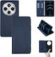 Vintage Magnet Wallet Sonique Wallet Xiaomi Redmi 14c 4g Poco C75 4g Redmi A4 5g Dark Blue Mobile Phone Case