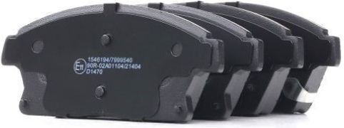 Plăcuțe Frână Față Opel Ampera 11-15 Astra J 09-15 Mokka 12 Zafira 11 Chevrolet Cruze 9-10 Orlando 10 Trax 12 Volt 11 Cadillac 13 CBP32037-10267