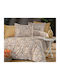 MayHome Σετ Σεντόνια Διπλά 200x240εκ. Floral (4τμχ)