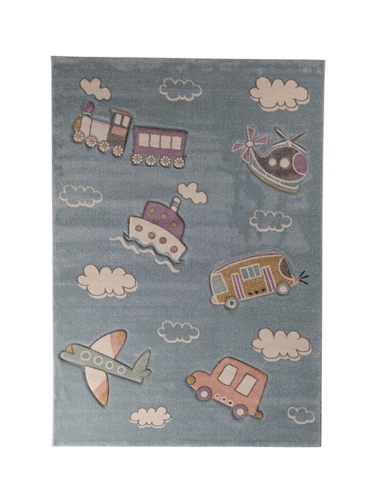 Tzikas Carpets 76895-230 Детско килимче Път Син 133x190см