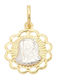 Sorelly Charm Fecioara Maria Din Aur Galben 14 Carate