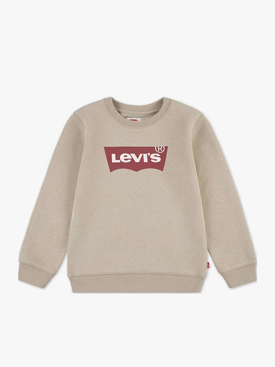 Levi's Kinder-Sweatshirt Beige Batwing Crew