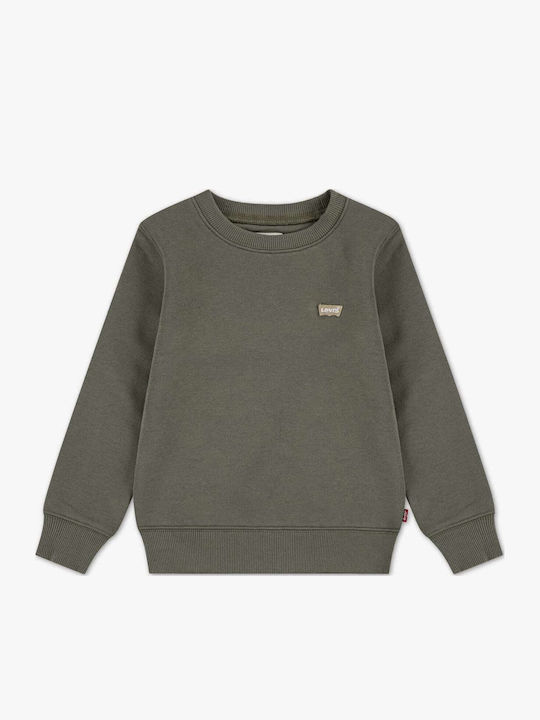 Levi's Детски Суичър Haki Crewneck