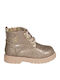 Kinderstiefel mit Reißverschluss Beige