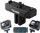 Telesin Магнитна Стойка Gopro Hero 13 Gopro Бърз Освобождаващ Клип