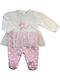 Sweet Baby Baby Bodysuit Long-Sleeved White-pink