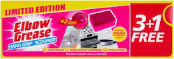 Pink Kitchen Dishwashing Sponge Elbow Grease 4 Pieces