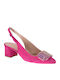 Leder Pumps Fuchsie