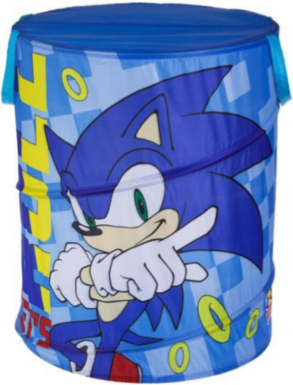 Kinder Aufbewahrungsbox Faltbar aus Stoff Blau 46x57cm 1Stück