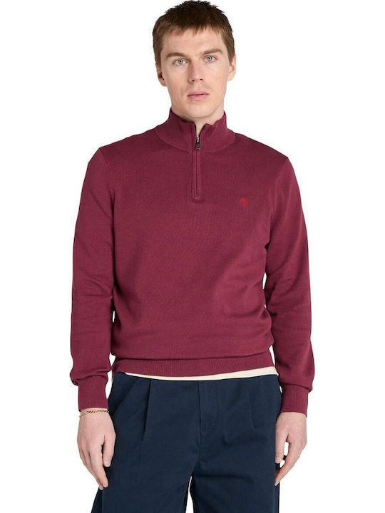 Timberland Pulover Mânecă Lungă Burgundy