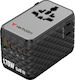 Verbatim Charger Without Cable GaN with USB-A Port and 3 USB-C Ports 170W Power Delivery Black (Charge 'n' Travel)
