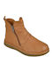 Leder Stiefeletten Damen Tabac Braun