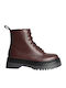 Stiefeletten Damen Burgundisch