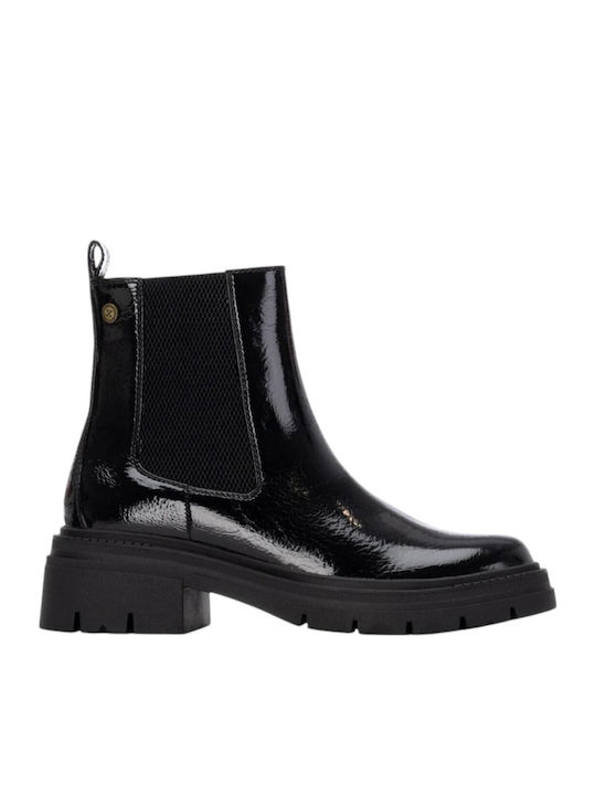 Tamaris Dames 1-25411-45 Chelsea-laarzen, Black Croco, 37 EU, Black Croco, 37 EU