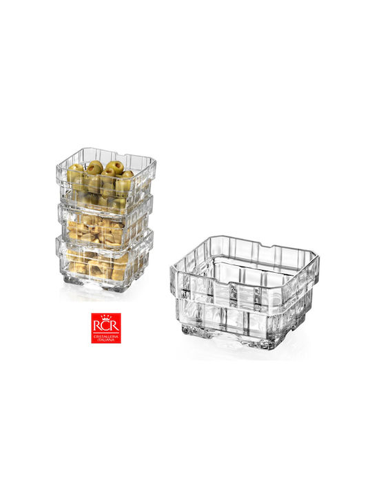 RCR Servierschüssel Rund Glas mit Durchmesser 8.7cm 6Stück