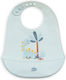 Interbaby Αδιάβροχη Σαλιάρα Σιλικόνης Blue για ...