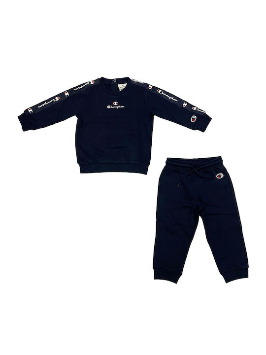 Champion Παιδικό Σετ Φόρμας Navy Μπλε