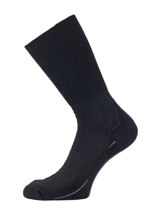 Lasting Merino Trekking Κάλτσες Μαύρες 1 Ζεύγος