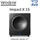 Velodyne Impact X15 Active Subwoofer with Speaker 15" 550W Black