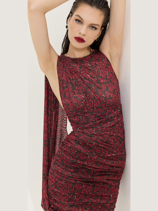 Sommer Mini Abendkleid Clover Rot