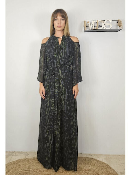 Maxi Φόρεμα για Γάμο / Βάπτιση Animal Print