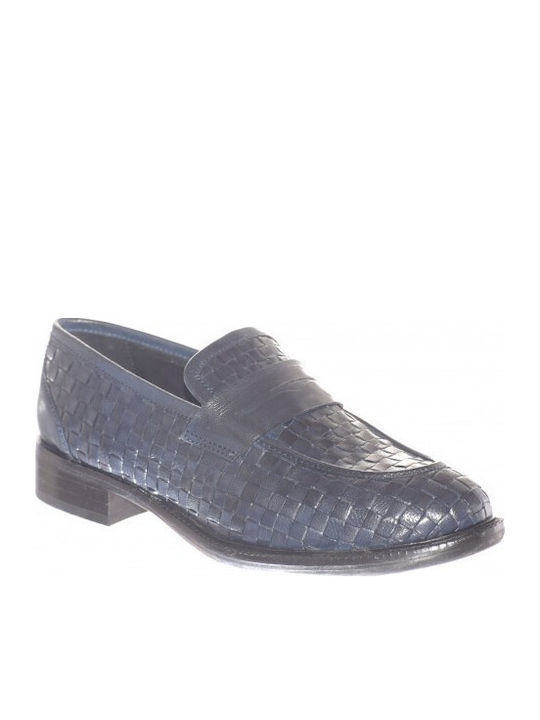Repo Leather Women's Moccasins in Blue Color