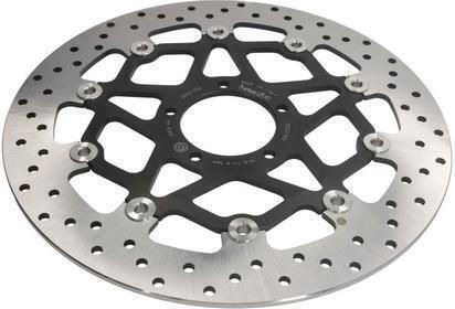 Brembo Front Motorcycle Brake Disc 78b408a4 – Floating Perforated 330 Mm