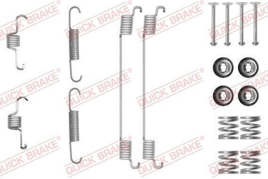 Brake Shoe Set Accessories Smart Cabrio 00-04 City Coupe 98-04 Crossblade 02-03 ForTwo Cabrio-coupe 04-07 Roadster 03-05 Qb1050889-10951