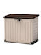 Keter Cutie de depozitare pentru exterior Metalic 240lt Bej L132xW76xH110buc