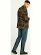 Μακρυμάνικo Overshirt Dusty Olive Multi FBM012-059-05-DUSTY-OLIVE