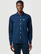 Shirt Long-sleeved Shirt Blue Oxide